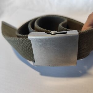 3/$30💜Rocky Mens Canvas Webbing BELT Olive Green